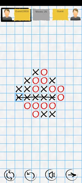 Tic Tac Toe Online: Mega XO  [МОД Много монет] Screenshot 1
