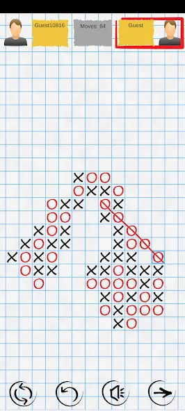Tic Tac Toe Online: Mega XO  [МОД Много монет] Screenshot 2