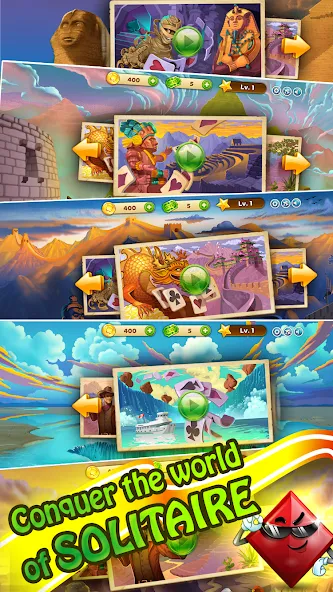 Solitaire Journey (Солитер Джорни)  [МОД Unlocked] Screenshot 2