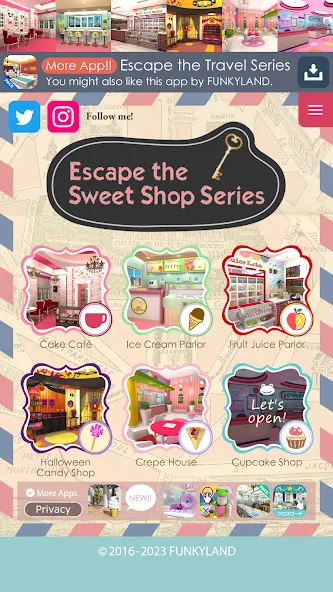 Escape the Sweet Shop Series (Эксперименты в кондитерской серии)  [МОД Бесконечные монеты] Screenshot 1