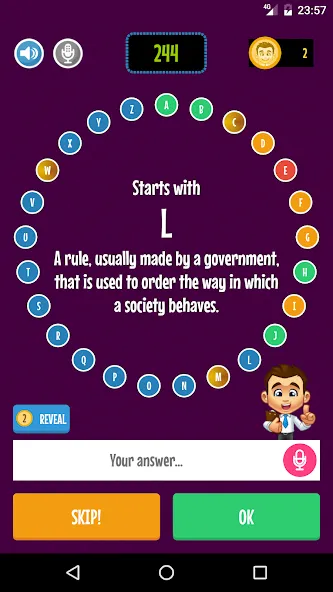 Alphabet Game (Пасапалабра)  [МОД Много монет] Screenshot 2