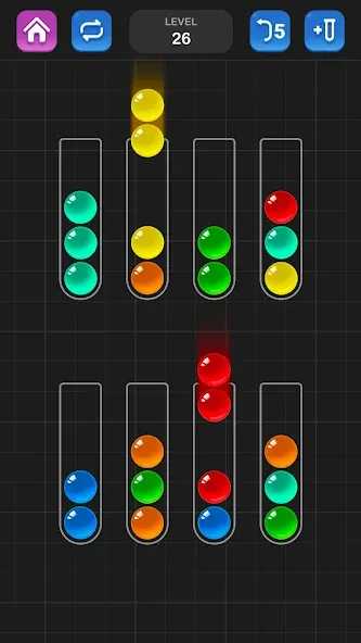Ball Sort Puzzle - Color Game  [МОД Много денег] Screenshot 3