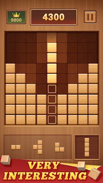 Wood Block 99 - Sudoku Puzzle (Вуд Блок 99)  [МОД Бесконечные монеты] Screenshot 1