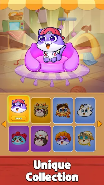 Cat Sort Puzzle: Cute Pet Game  [МОД Menu] Screenshot 5
