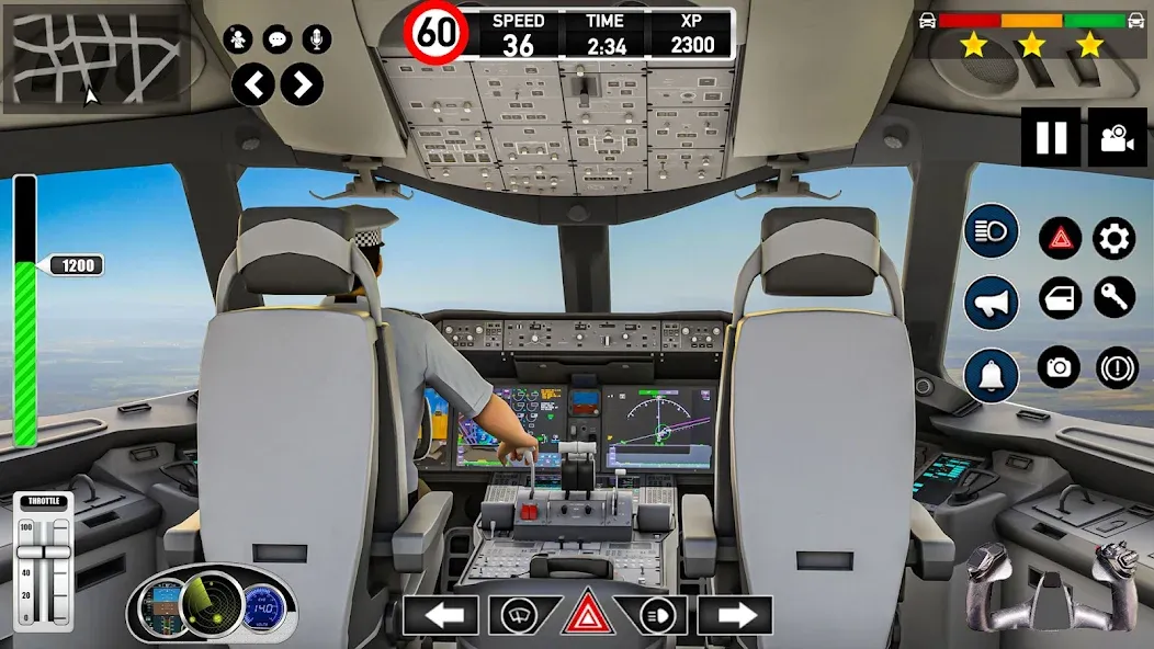 Plane Pilot Flight Simulator (Плейн Пилот Флайт Симулятор)  [МОД Много монет] Screenshot 1