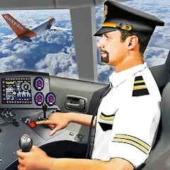 Скачать взлом Plane Pilot Flight Simulator (Плейн Пилот Флайт Симулятор)  [МОД Много монет] - полная версия apk на Андроид