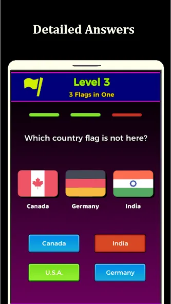 World Flags Quiz Game (Ворлд Флагс Квиз Гейм)  [МОД Меню] Screenshot 2