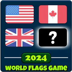 Скачать взломанную World Flags Quiz Game (Ворлд Флагс Квиз Гейм)  [МОД Меню] - последняя версия apk на Андроид