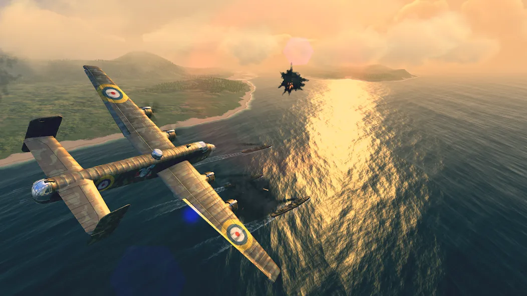 Warplanes: WW2 Dogfight (Варплейнс)  [МОД Много монет] Screenshot 3