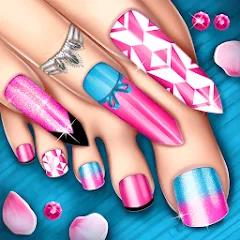 Взломанная Nail Art Fashion Salon Game  [МОД Unlimited Money] - стабильная версия apk на Андроид