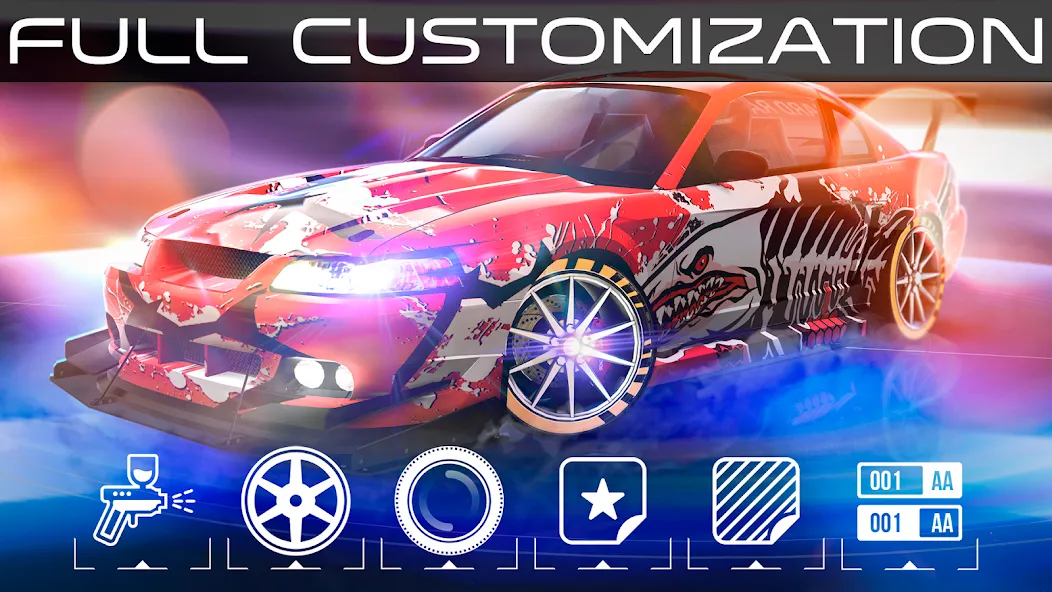 Hard Racing - Real Drag Racing (Хард Рейсинг)  [МОД Меню] Screenshot 4