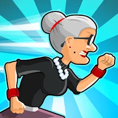 Взлом Angry Gran Run - Running Game (Энгри Гран Ран)  [МОД Menu] - стабильная версия apk на Андроид