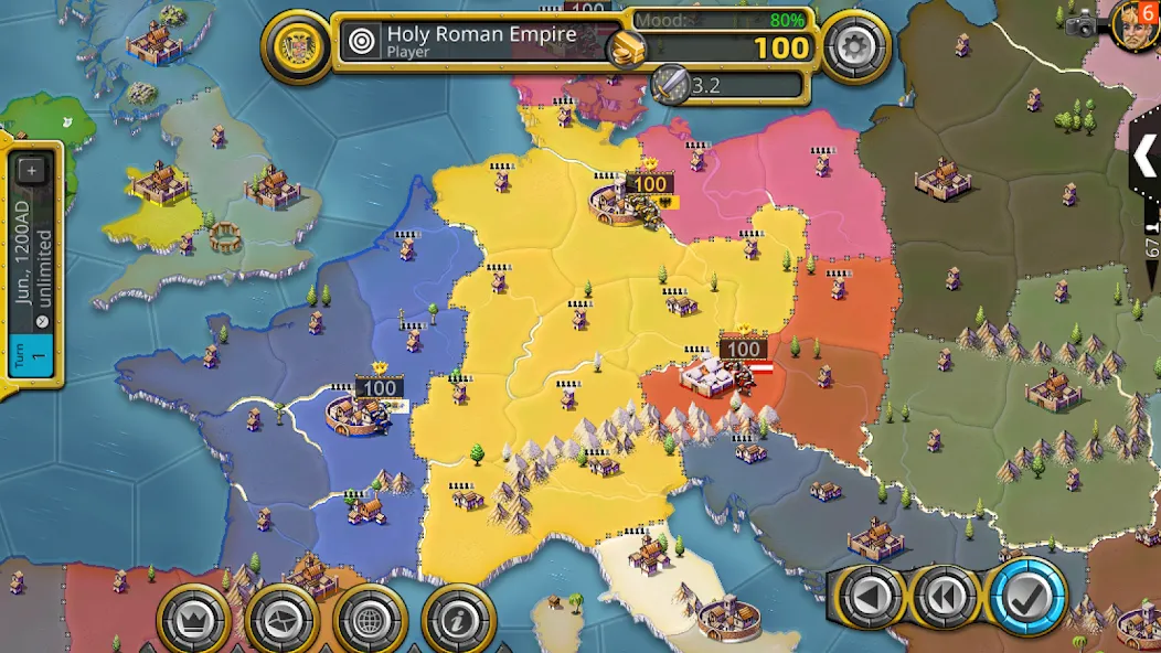 Age of Conquest IV (Эйдж оф Конквест )  [МОД Unlimited Money] Screenshot 1