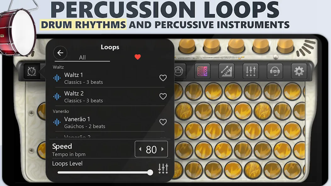 Accordion Chromatic Button (Аккордеон с хроматическими кнопками)  [МОД Mega Pack] Screenshot 3