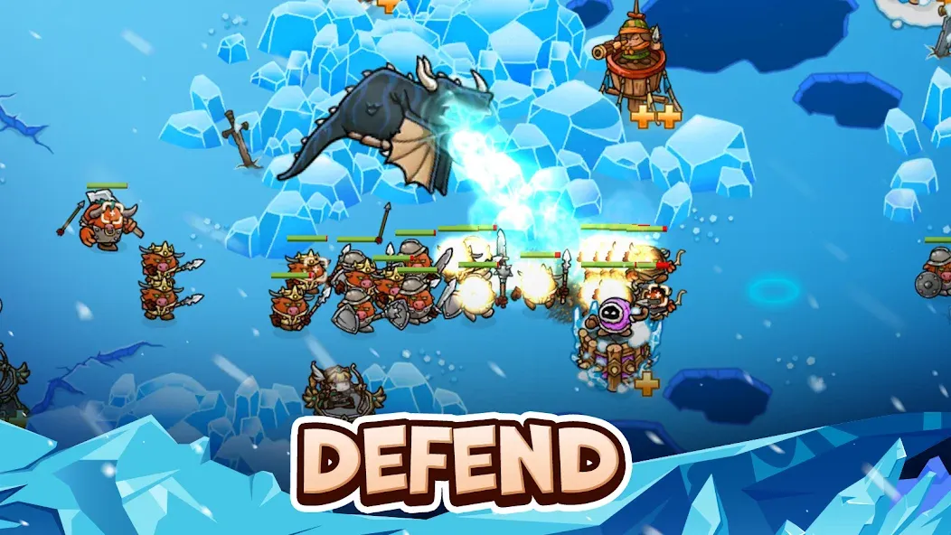 Crazy Defense Heroes - TD Game (Крейзи Дефенс Хероес)  [МОД Mega Pack] Screenshot 1