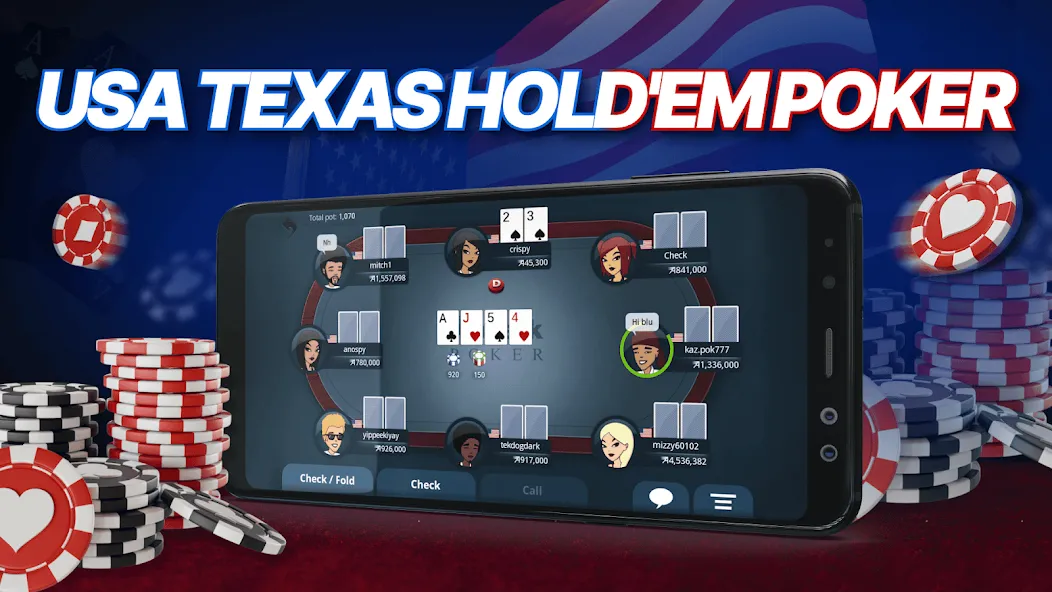 Appeak Poker – Texas Holdem (Аппик покер)  [МОД Mega Pack] Screenshot 5