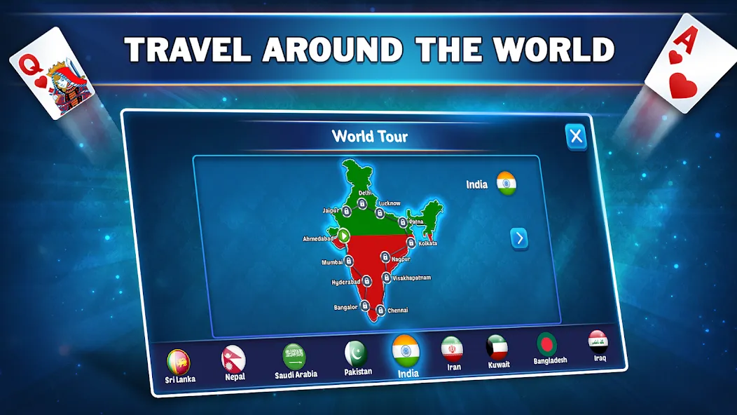 Callbreak Star - Card Game (Коллбрик Стар)  [МОД Unlimited Money] Screenshot 2