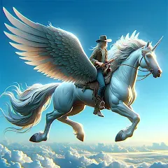 Взломанная The Flying Horse: Unicorn (Зе Флайинг Хорс)  [МОД Много монет] - последняя версия apk на Андроид