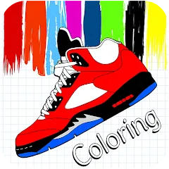 Взлом Basketball Shoes Coloring Book (Раскраска кроссовок для баскетбола)  [МОД Mega Pack] - стабильная версия apk на Андроид