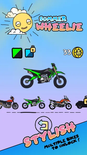 Summer Wheelie (Саммер Уили)  [МОД Unlimited Money] Screenshot 2