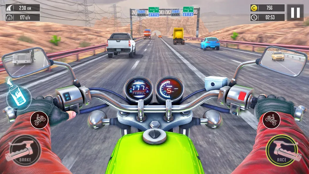 3d Bike Racing Bike Race Games  [МОД Много монет] Screenshot 3