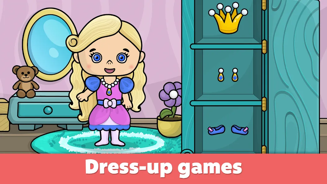 Bimi Boo Fun Kids Games  [МОД Unlocked] Screenshot 1