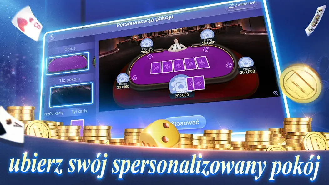 Texas Poker Polski  (Boyaa) (Техасский Покер Польский)  [МОД Бесконечные монеты] Screenshot 2