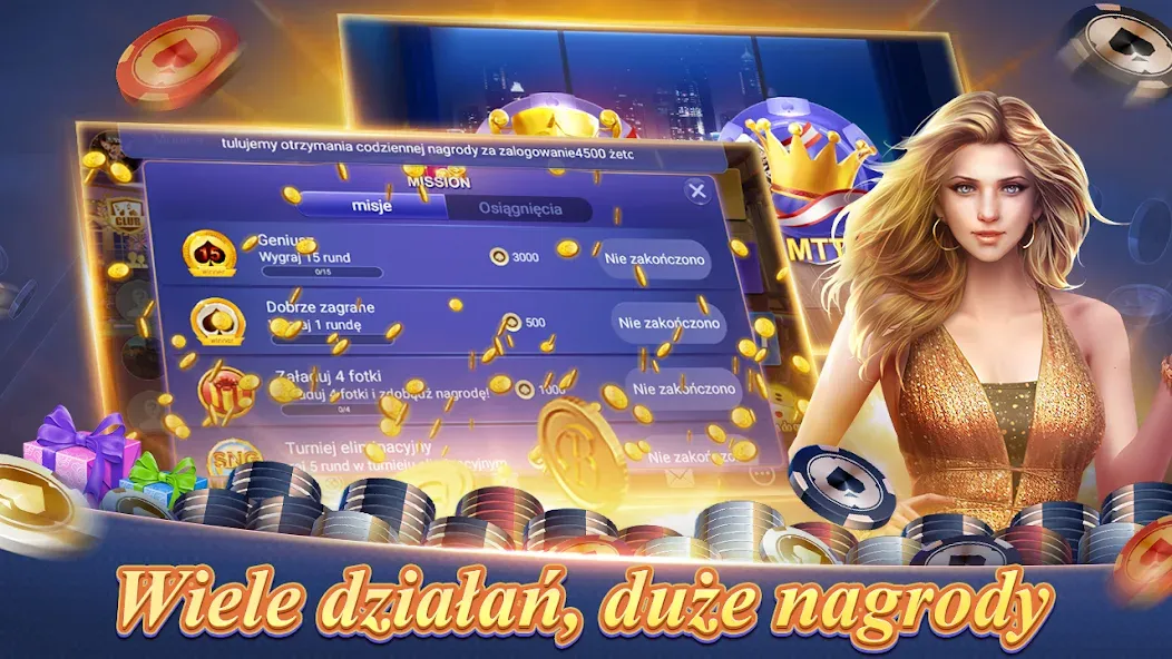 Texas Poker Polski  (Boyaa) (Техасский Покер Польский)  [МОД Бесконечные монеты] Screenshot 4