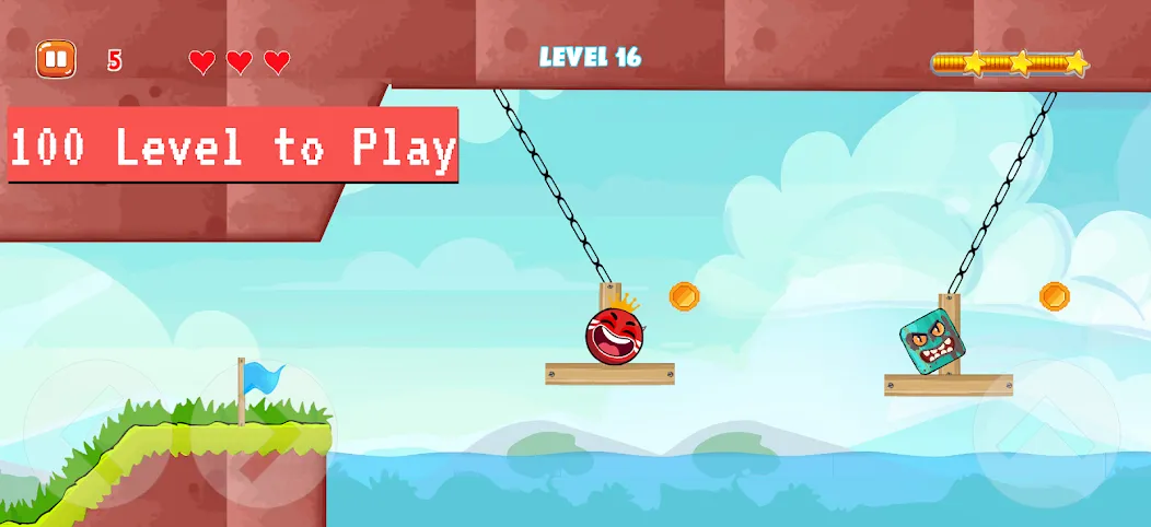Bounce Ball 4: Red Season 4 (Рэд Баунс Болл 4)  [МОД Mega Pack] Screenshot 1