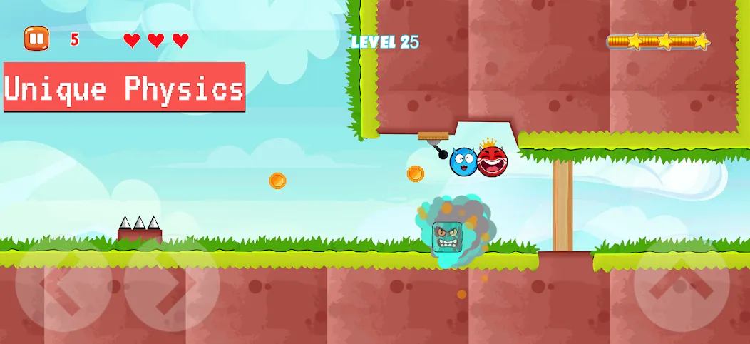 Bounce Ball 4: Red Season 4 (Рэд Баунс Болл 4)  [МОД Mega Pack] Screenshot 3