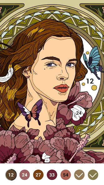 Casual Color - Color by Number  [МОД Много денег] Screenshot 1