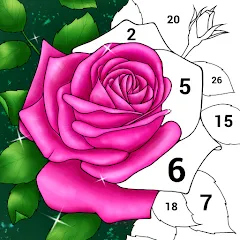 Скачать взломанную Casual Color - Color by Number  [МОД Много денег] - полная версия apk на Андроид