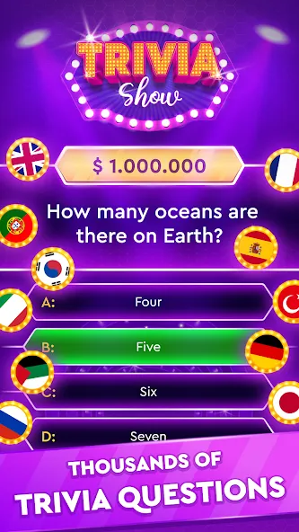 Trivia Show: TV Word Quiz Game  [МОД Mega Pack] Screenshot 1