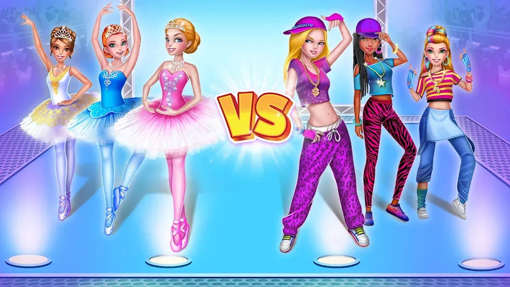 Dance Clash: Ballet vs Hip Hop  [МОД Mega Pack] Screenshot 1