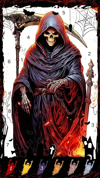 Death Park Coloring Games (Дэт Парк игры раскраски)  [МОД Mega Pack] Screenshot 3