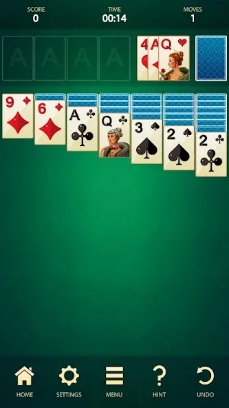 Classic Solitaire: Card Games (Классический пасьянс)  [МОД Unlimited Money] Screenshot 1