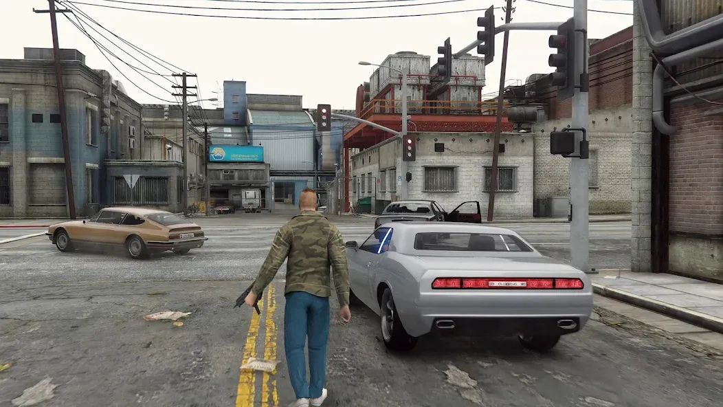 City Gangstar Mafia Wars Games  [МОД Много монет] Screenshot 5