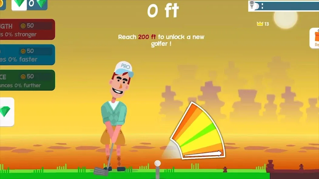 Golf Orbit: Oneshot Golf Games  [МОД Menu] Screenshot 1