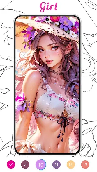 Coloring Games-Color By Number  [МОД Все открыто] Screenshot 3