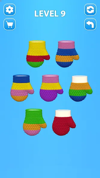 Cozy Knitting: Sorting games (Кози Ниттинг)  [МОД Меню] Screenshot 2