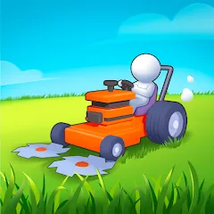 Скачать взломанную Stone Grass: Mowing Simulator (Стоун Грасс)  [МОД Много денег] - стабильная версия apk на Андроид