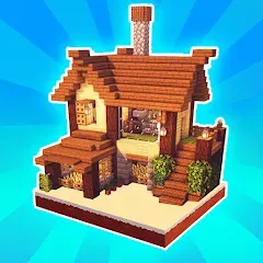 Скачать взлом MiniCraft Village (МиниКрафт Деревня)  [МОД Бесконечные монеты] - стабильная версия apk на Андроид