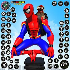 Взлом Miami Superhero: Spider Games  [МОД Unlocked] - стабильная версия apk на Андроид