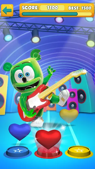 Talking Gummy Bear Kids Games  [МОД Бесконечные монеты] Screenshot 3