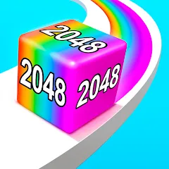 Взломанная Jelly Run 2048 (Джелли Ран 2048)  [МОД Бесконечные монеты] - последняя версия apk на Андроид
