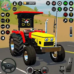Скачать взломанную Real Farmer Tractor Drive Game (Фармер Трактор 3Д Фермерские Игры)  [МОД Unlocked] - полная версия apk на Андроид