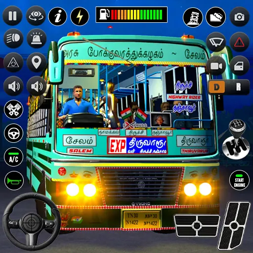 Real Passenger Bus Driving Sim  [МОД Бесконечные монеты] Screenshot 1