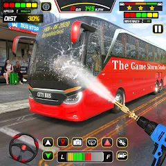 Скачать взломанную City Bus Simulator Bus Games (Сити Бас Симулятор Бас Игры)  [МОД Бесконечные деньги] - последняя версия apk на Андроид
