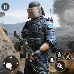 Скачать взломанную Gun Shooting Games Fps Offline  [МОД Unlimited Money] - последняя версия apk на Андроид