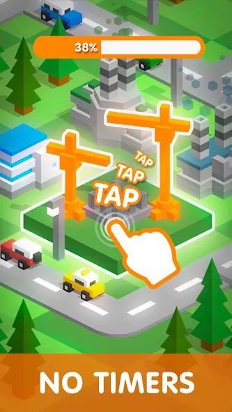 Tap Tap: Idle City Builder Sim  [МОД Menu] Screenshot 2